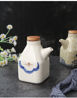 Chinese Style Ceramic Sauce Dipping Bottles