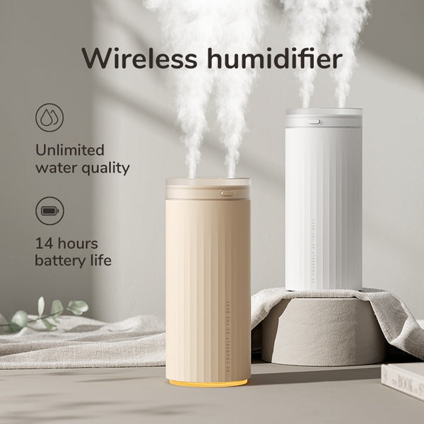 Small Humidifiers 500ml Desk Humidifier Night Light Function Quiet Operation Electric Aroma Diffuser Air Car Humidifier